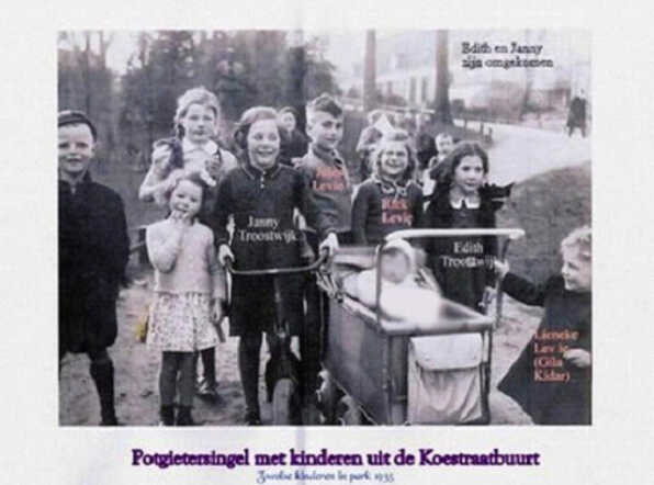 Potgietersingel met kinderen uit de Koestraat buurt