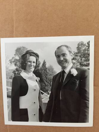 Frits met zijn vrouw