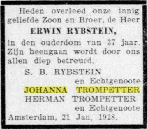Johanna en Herman Trompetter