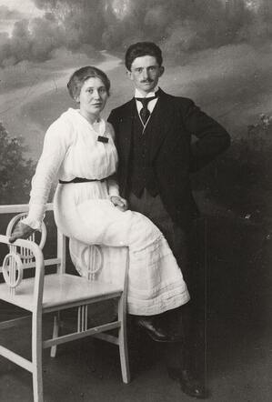 Wedding of Izaak van Dam and Eva Nathans