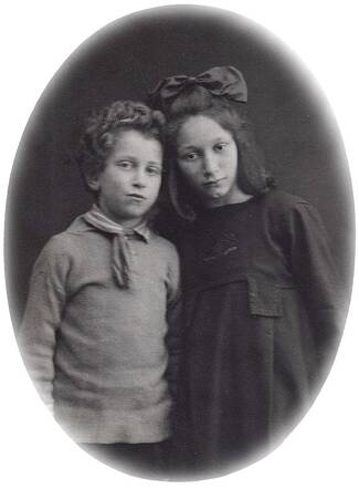 Simon Polak and his sister Bettje Polak