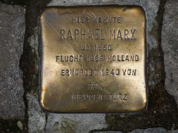 Raphael Marx Stolperstein.jpg