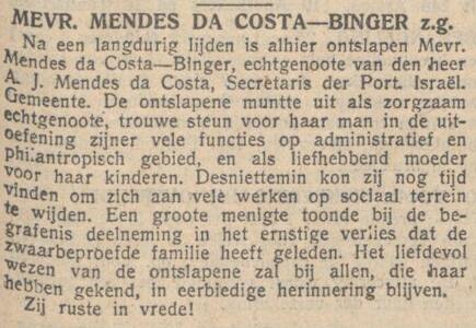 De Joodsche Prins2 029 NIW 03-02-1933 overlijden Suzanne Binger.jpg