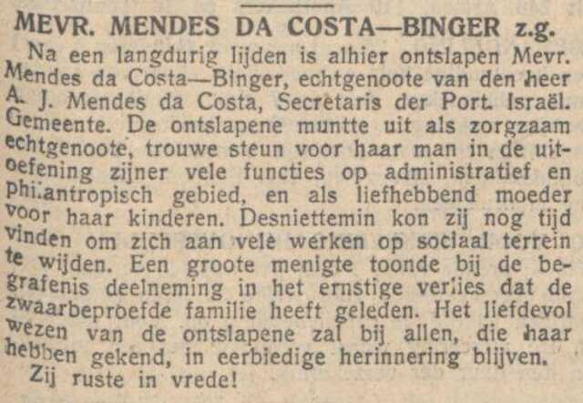 De Joodsche Prins2 029 NIW 03-02-1933 overlijden Suzanne Binger.jpg