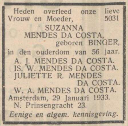 De Joodsche Prins2 029 NIW 03-02-1933 overlijden Suzanne Binger2.jpg