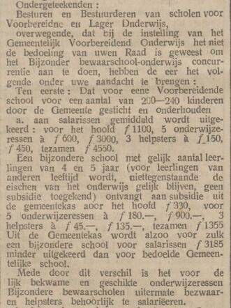 00008 JPG Bewaarschool N.I. Minvermogenden De Tijd 02-05-1910 subsidies verschillen.jpg