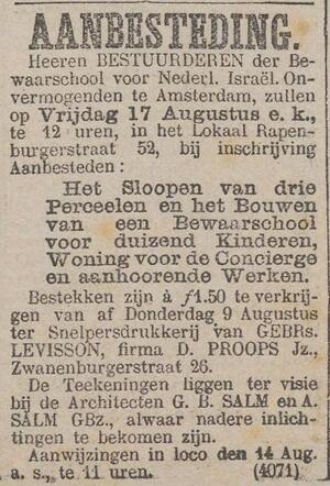 00008 JPG Bewaarschool N.I. Minvermogenden Het NvdD 09-08-1883.jpg