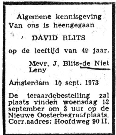 Overlijdensadvertentie David Blits.jpg