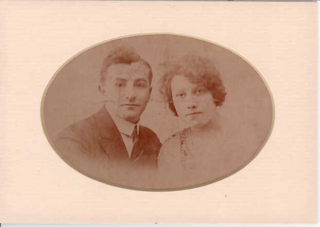 Opa Mozes Roos en Oma Sara