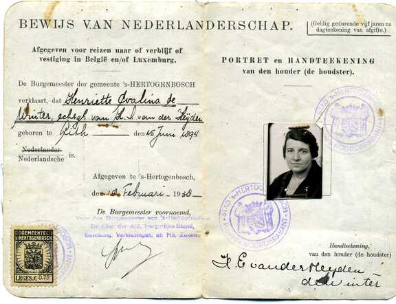 Henriette van der Heijden-de Winter