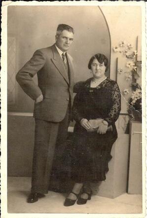 Opa Ruben Santen en oma Santen Ko