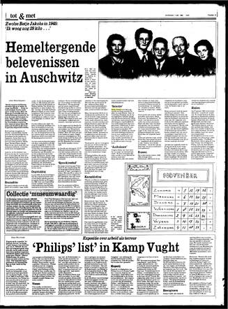 Belevenissen van Betje Jakobs in Auschwitz