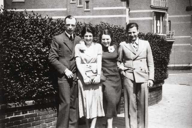 1936 David en Zus Leefsma-de Wit; Emmy en Freddie de Wit-Hartog