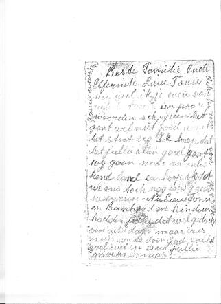 Briefkaart van Hennie ten Brink-Salomons, 24 november 1942