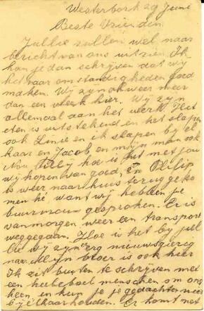 19430629_Selina van Oosten Roodveldt voorkant ansichtkaaart