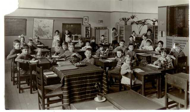 1e Montessorischool, klas F, schooljaar 1930-1931