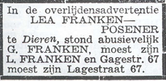 Lea Franken-Posener