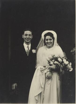 Wedding picture Maurits van Kollem and Selma Jeannette van der Sluis