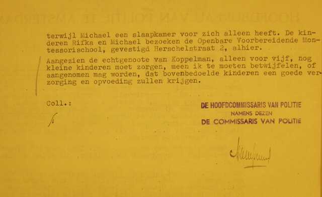 Amsterdam police about Saffra children