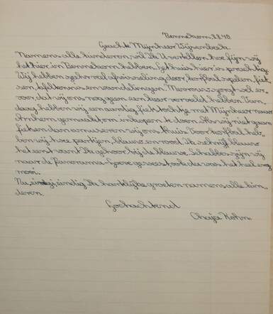 Chaja Kohn letter 8 Aug 1940