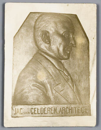 Plaquette of Jacob van Gelderen, about 1930