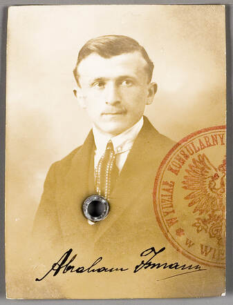 Abraham Ismann, about 1918-1920