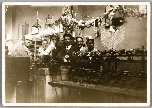 Joseph Fierlier, second to the right, 1939
