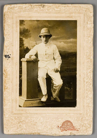 Philip Mechanicus in Medan on Sumatra in 1919