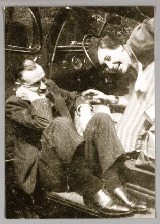 Bernard van Gich met zijn vrouw, ca. 1940