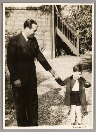 Lion Bartels with his son Hans, 1939-1941