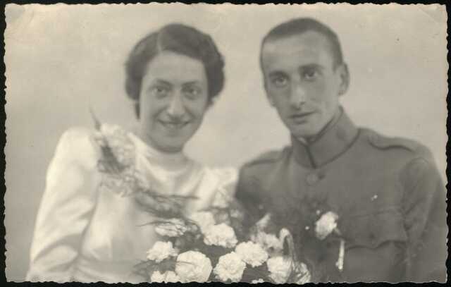 Moise Louis Sanders and Betje Blik, about 1939-40