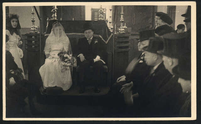 Marriage of (probably) Otto Wolff and Hildegard Sommer, January 25th 1942