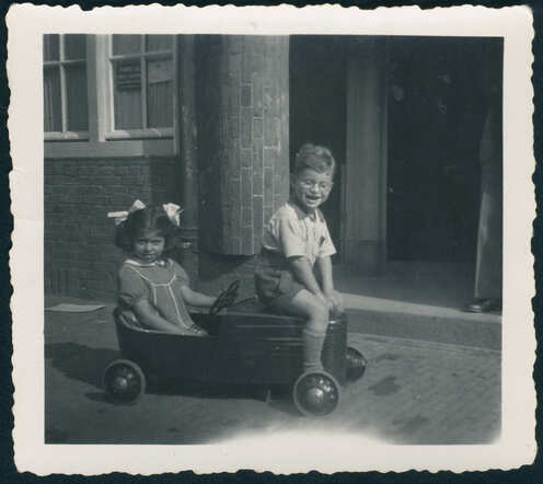 Cisca en Robbie Bierman, september 1941