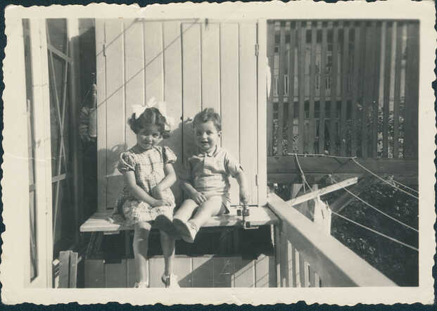 Cisca en Robbie Bierman, ca. 1941