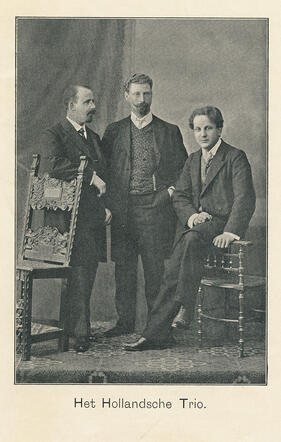 Joseph Maurits van Veen als lid van Het Hollandsche Trio, 1906