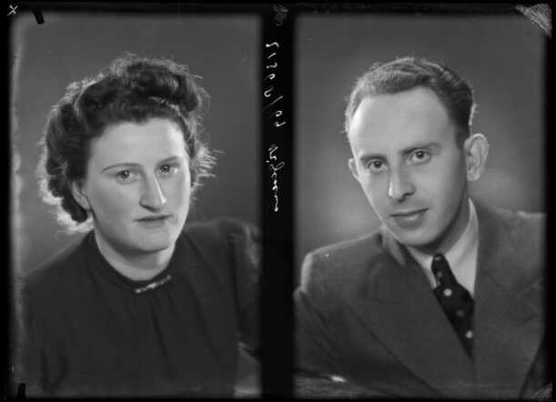 Gustaaf en Norma Frieda Vigeveno-Wolfferts in 1943