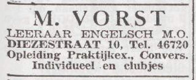 Advertentie van Meijer Vorst