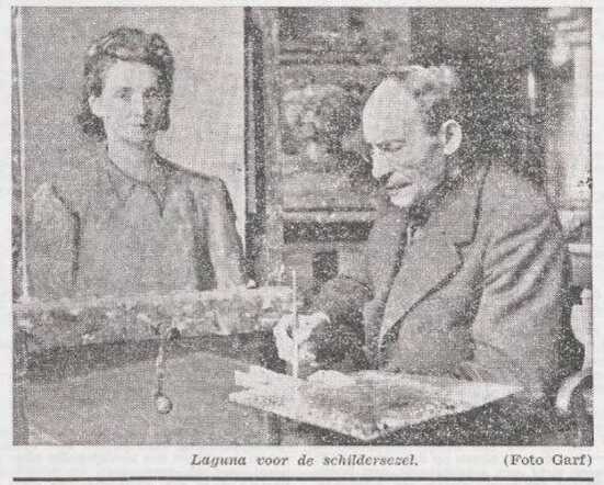 Een schilder van mensen: Baruch Laguna in zijn atelier