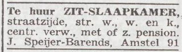 Advertentie 'te huur aangeboden'