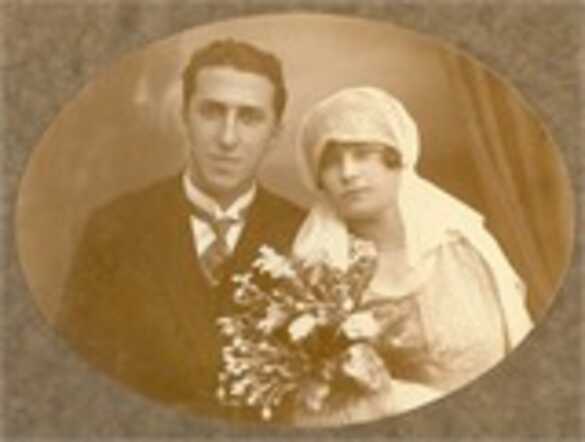 Abas Maurits en Hendrika Trouwfoto 1926
