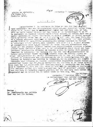 Report on the confiscation