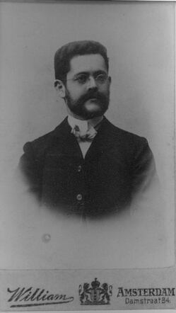 Abram Ptasznik als jonge man