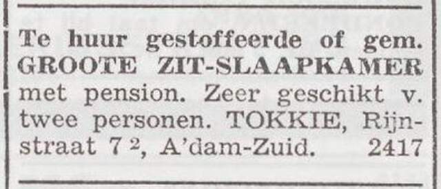 Advertentie 'te huur aangeboden' door Emanuel Tokkie