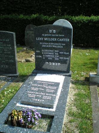 Memorial stone Adolf Mulder Canter