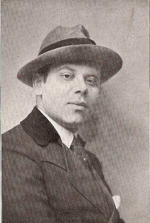Dolf (Adolphe) Engers 1917 - foto uit zijn boek over Oscar Wilde