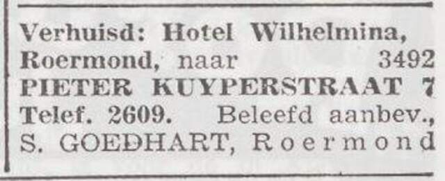 Verhuisbericht van Sylvain Goedhart