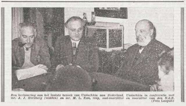 Herinneringen aan Menachem Ussischkin