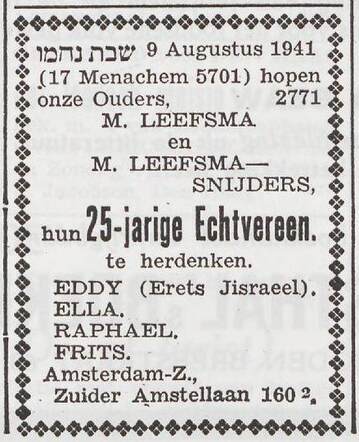Viering van het 25-jarig huwelijksfeest van Mozes en Marianne Leefsma-Snijders