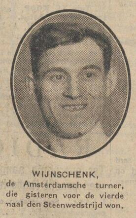 Algemeen Handelsblad 1 februari 1926, avond, pag. 12. Israël Wijnschenk.
