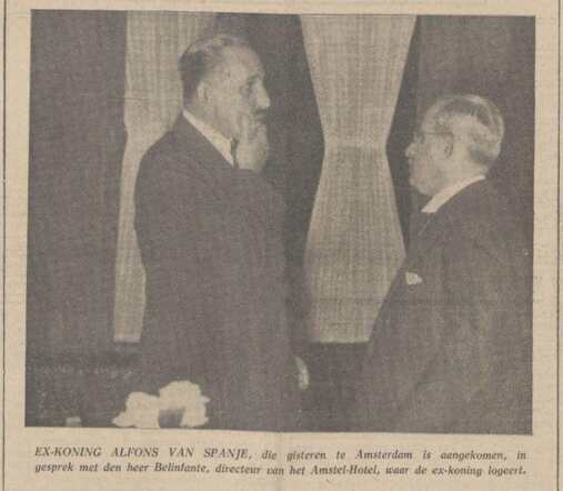Algemeen Handelsblad 5 september 1935, ocht.ed.  pag. 1.  Raphaël Belinfante